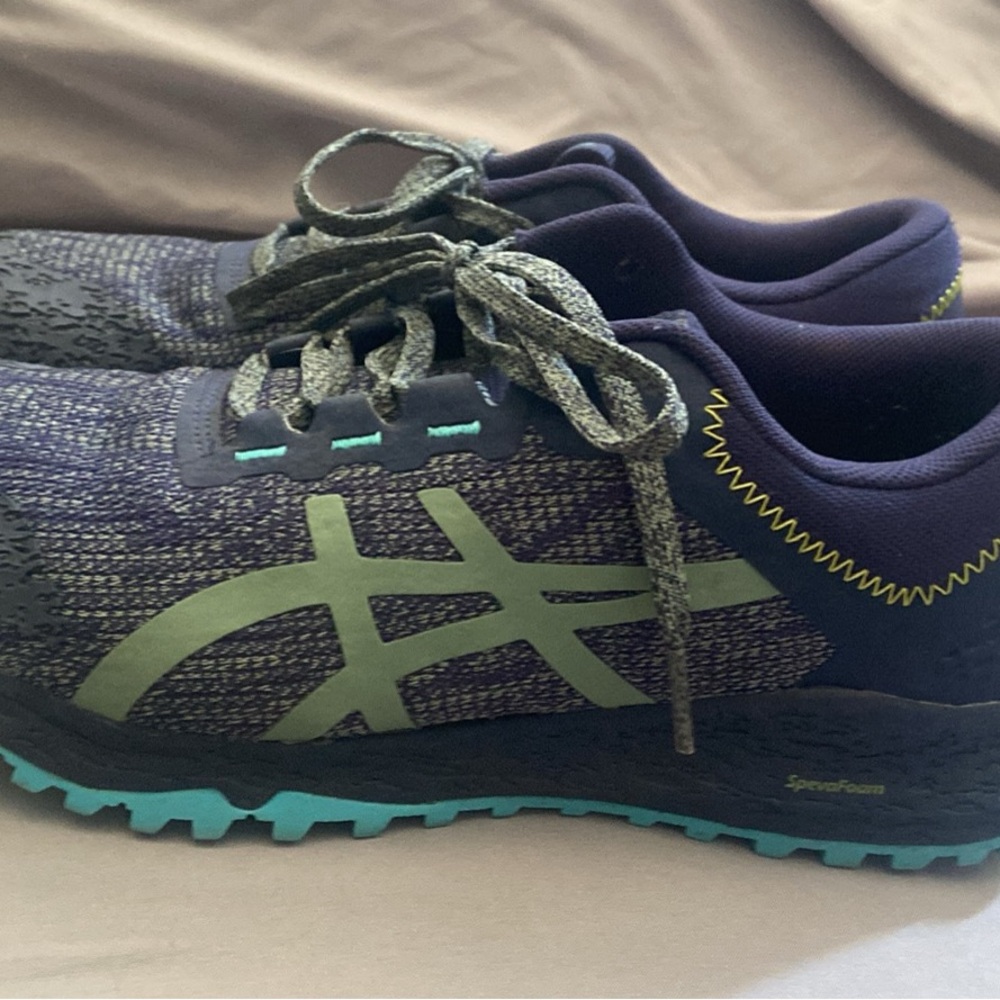 Asics Trail Shoes in Purple and Teal